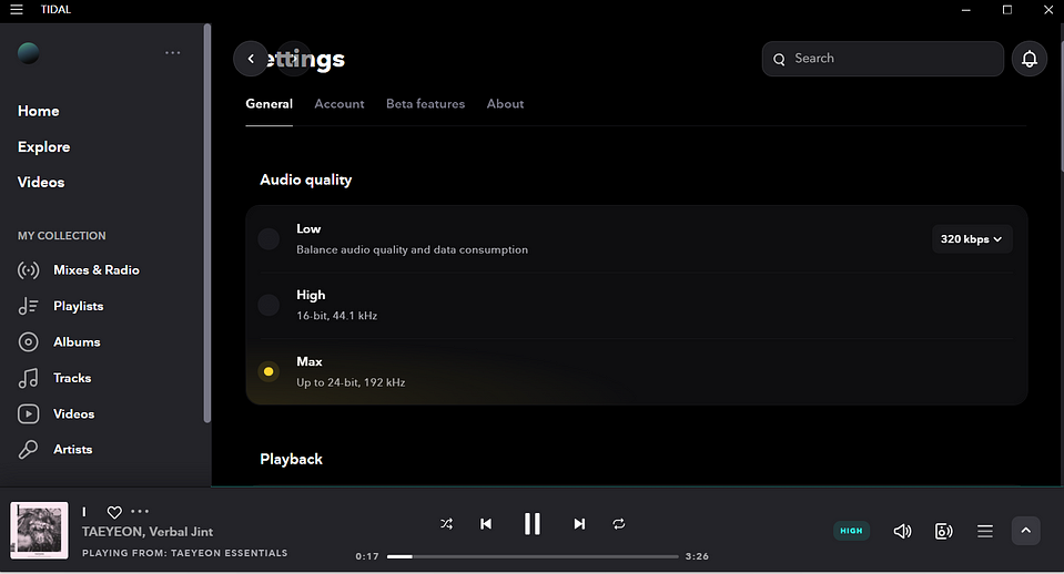 tidal電腦版