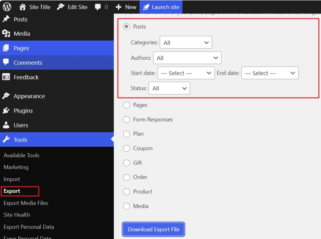 如何從Medium搬家到WordPress?實測四種方法完整教學 3 wordpress com export mediumwordpress