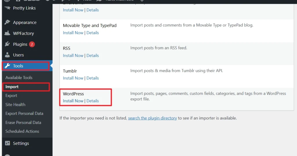 如何從Medium搬家到WordPress?實測四種方法完整教學 4 wordpress org tool import mediumwordpress
