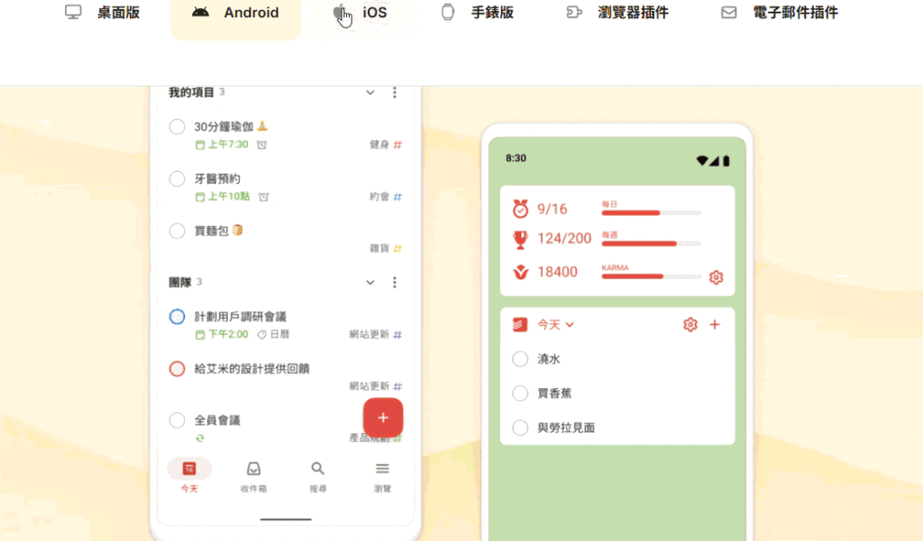 todoist multi device todoist p