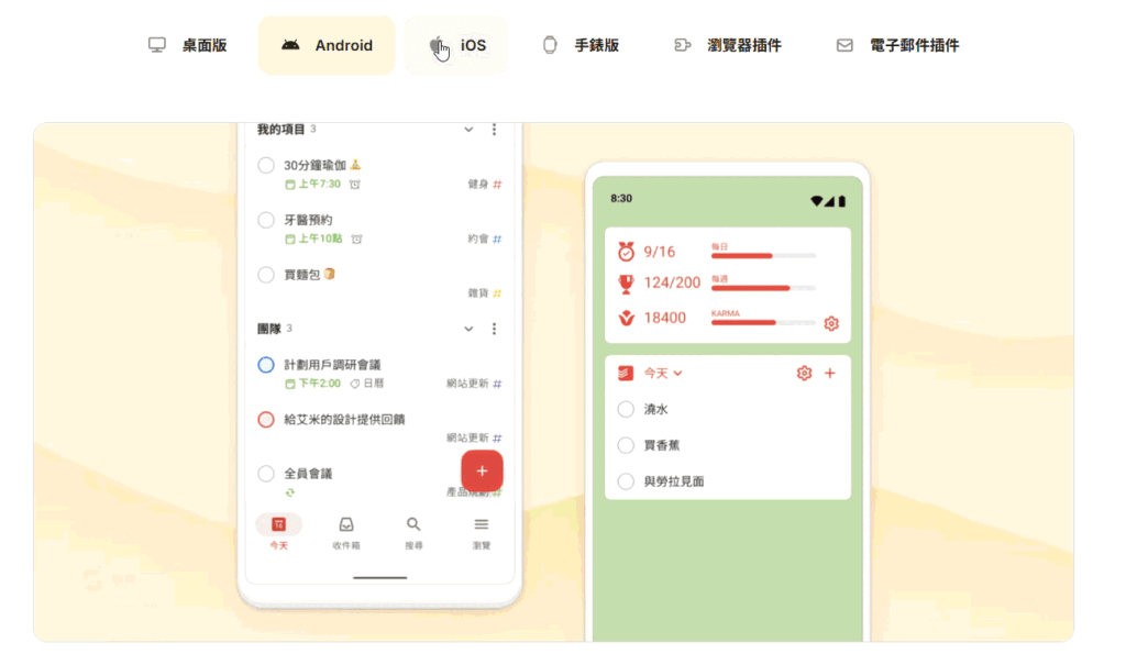 todoist multi device todoist p