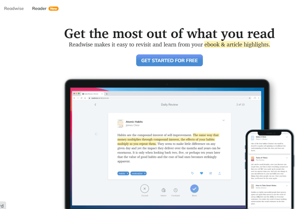 Readwise 介紹:整合文章、影片、電子報的閱讀管理工具完整評測 1 image 14