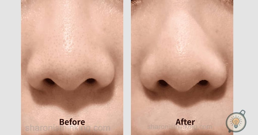 biore cleaning gel before after