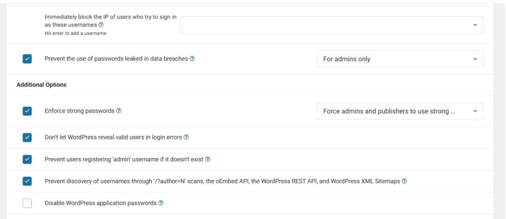 Wordfence 教學:WordPress 安全防護外掛完整安裝與設定指南 7 wordfence additional options